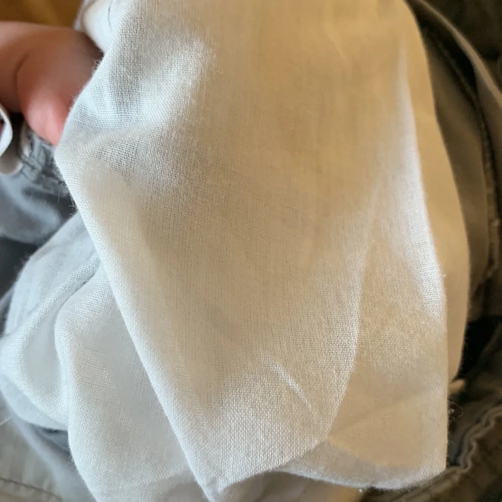 Gap kids size 7 boy’s gray woven cotton adj inner waist palm print shorts chino